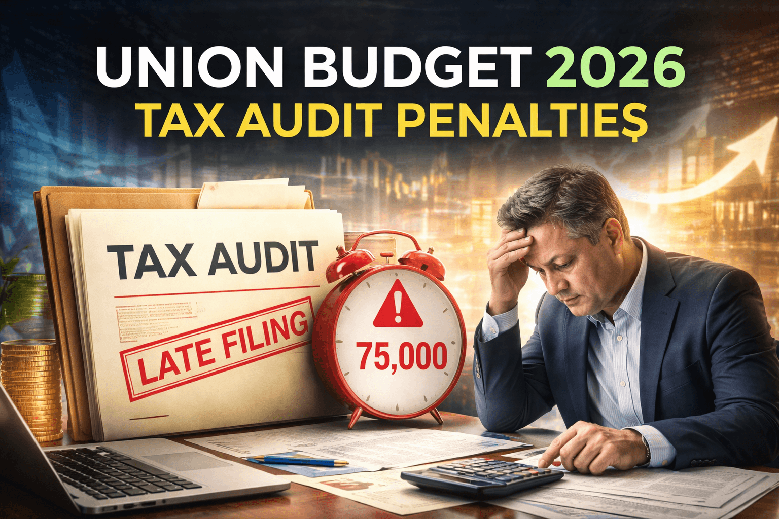 Budget 2026 Explained Why a One Day Audit Delay May Now Cost Rs 75,000